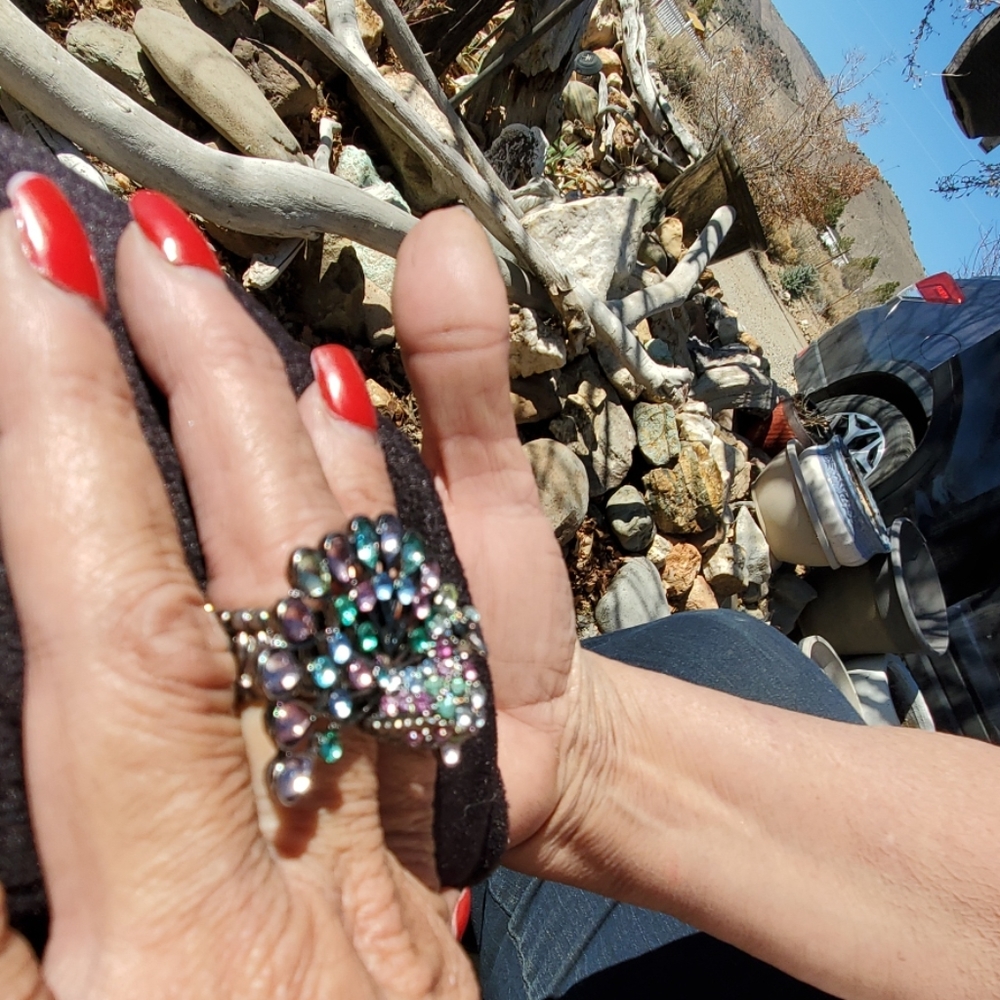 Beautiful crystal ring - Picture 3 of 3
